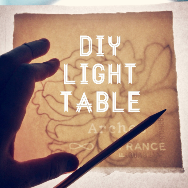 Easy DIY Light Table For Tracing — Artist Lydia Makepeace